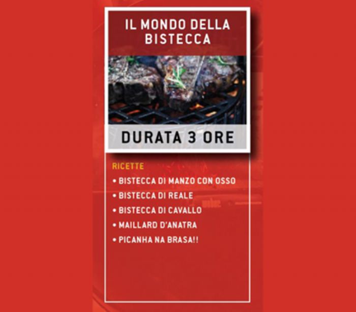 CORSO WEBER IL MONDO DELLA BISTECCA
