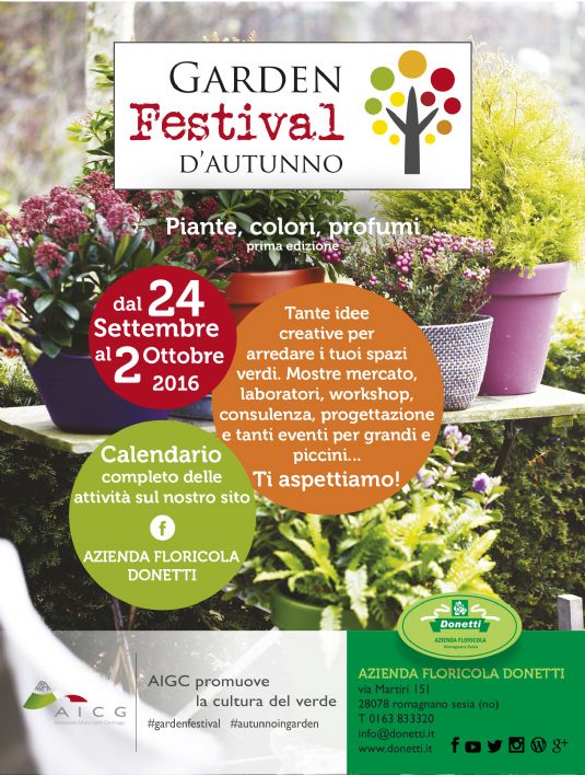 <b>Garden Festival d'Autunno</b>