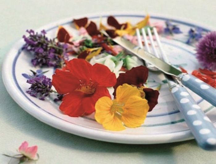 Mettete un fiore nel vostro piatto