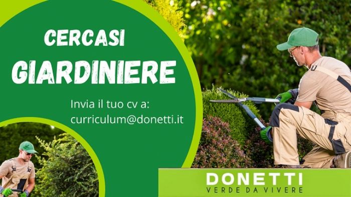Offerta di lavoro: giardiniere