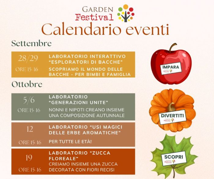 Un autunno ricco di eventi