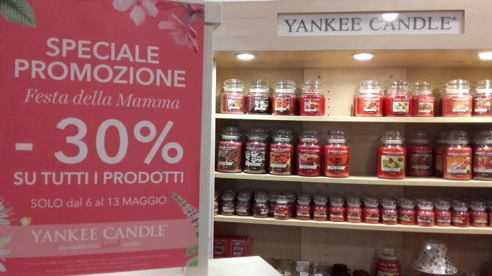 Sconto speciale del 30 per cento su tutta yankee Candle