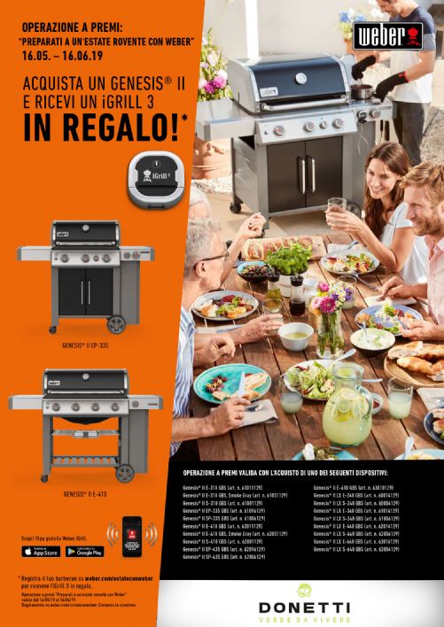 PREPARATI A UN�ESTATE ROVENTE CON WEBER