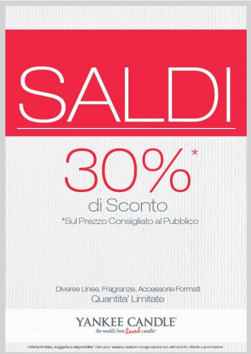 Saldi Yankee Candle